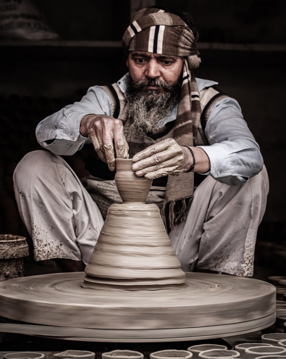 Ceramic Master Gopal Lal Prajapat in Jaipur