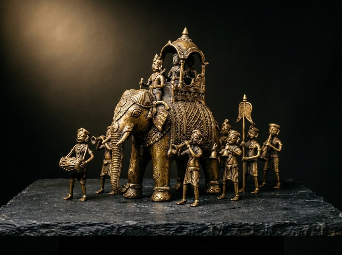 Bastar Dhokra Brass Figurine